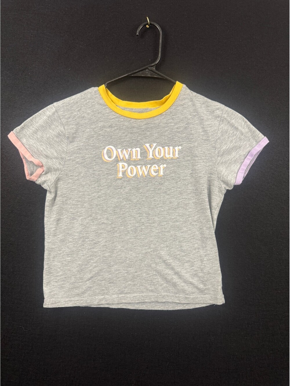 Freeze Medium Gray Graphic T-Shirt Own Your Power